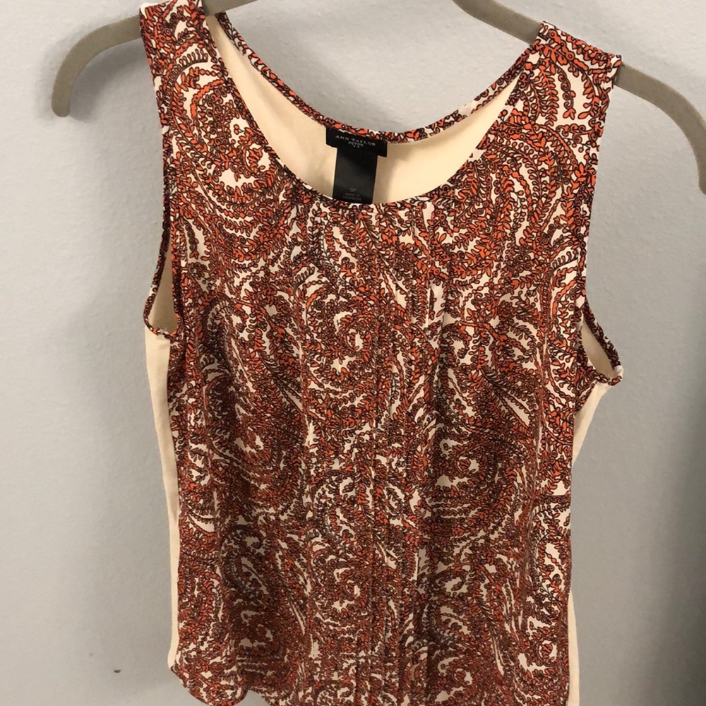 Ann Taylor sleeveless blouse
